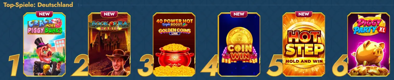 Casea top spiele